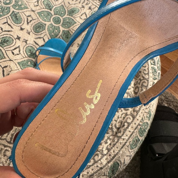 Lulus Blue Heels - Picture 2 of 5